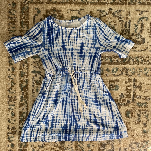 Egg Collective Dresses Egg Blue Tie Dye Dress With Pockets 4 Poshmark